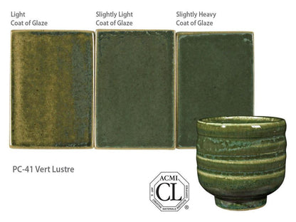 Amaco PC-41 Steinzeugglasur Vert Lustre