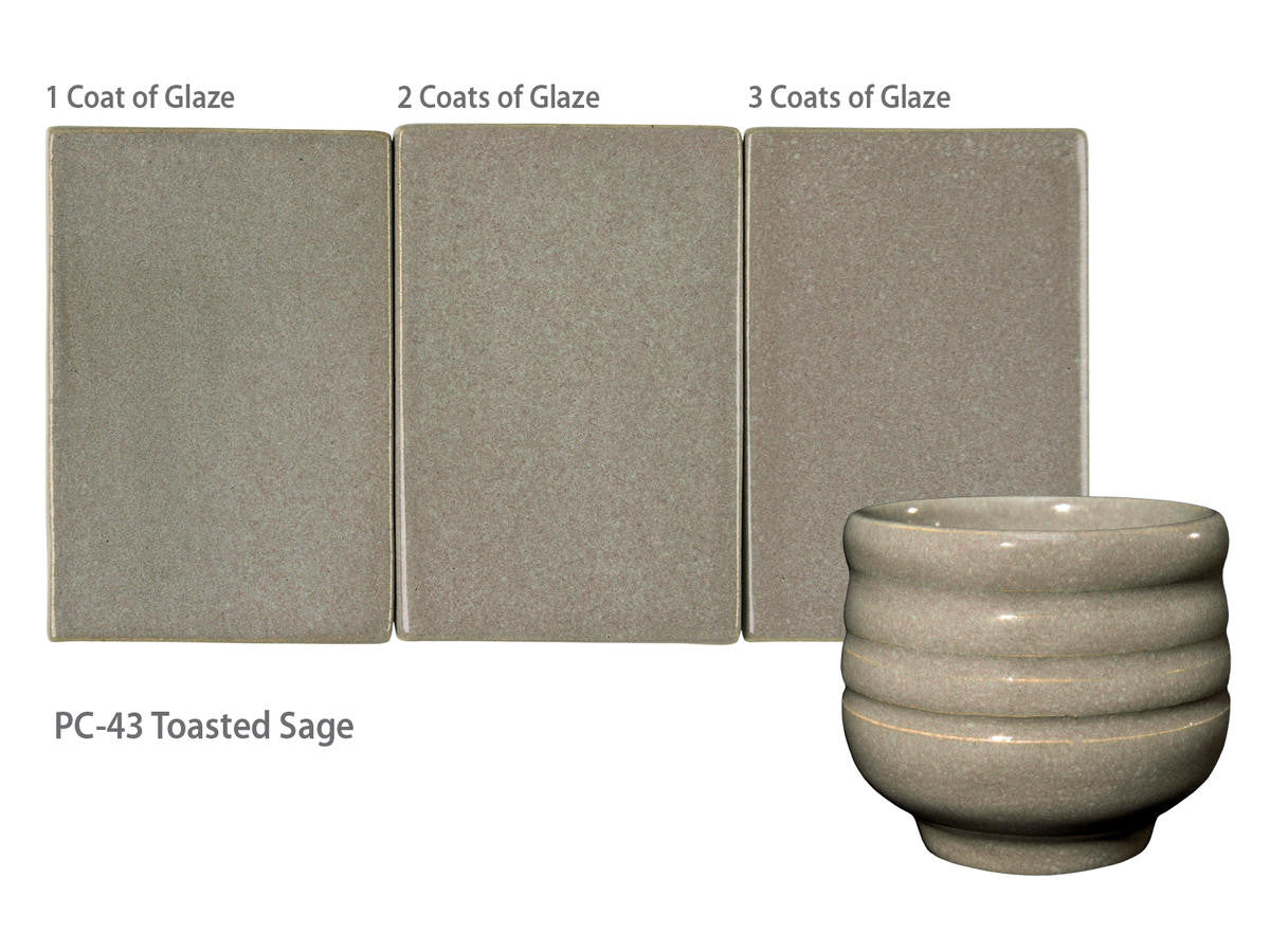 Amaco stoneware glaze Toasted Sage