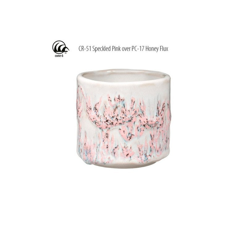 Amaco CR-51 Steinzeugglasur Speckled Pink