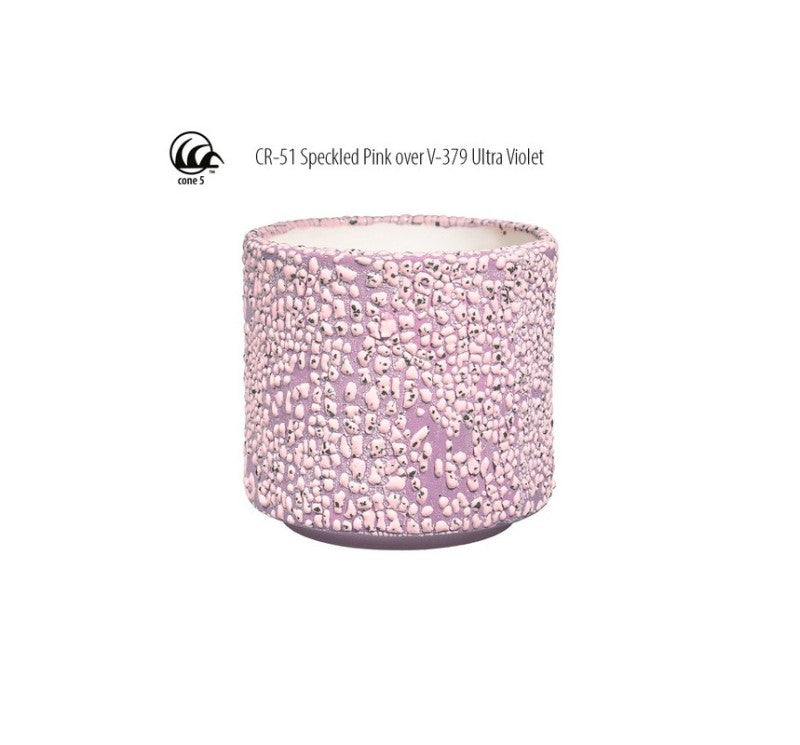Amaco CR-51 Steinzeugglasur Speckled Pink