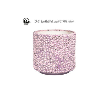 Amaco CR-51 Steinzeugglasur Speckled Pink