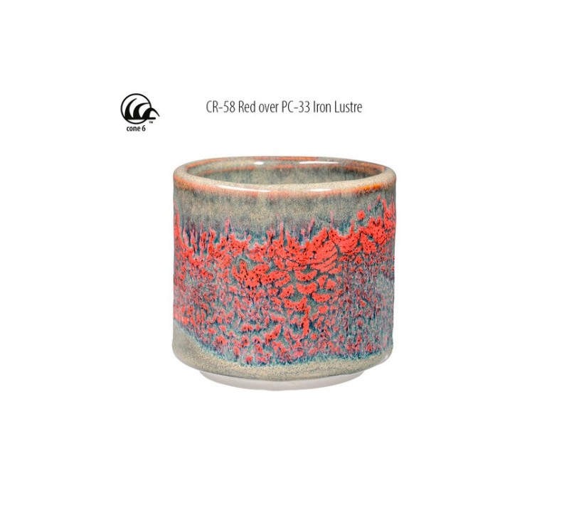 Amaco CR-58 Steinzeugglasur Red