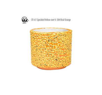 Amaco CR-61 Steinzeugglasur Speckled Yellow